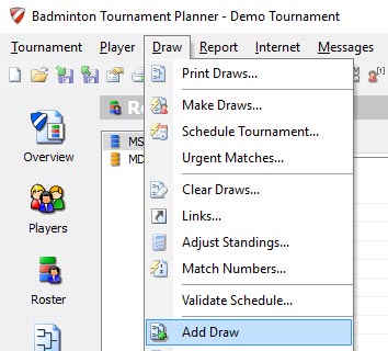 Tournament software for badminton, padel, pickleball, squash and tennis