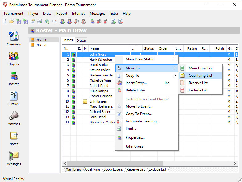 tournament software badminton livescore