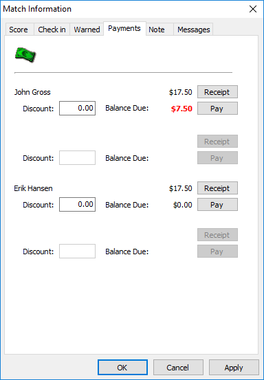 WVN Badminton Tournament Software