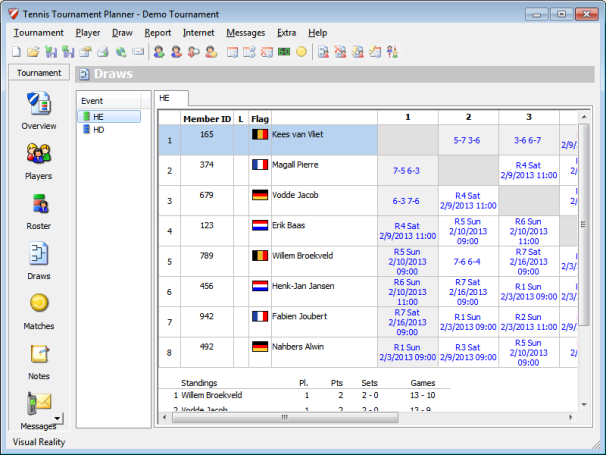 R2sports Tournament Software