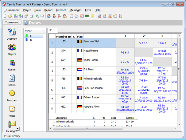 Free Tournament Software For Badminton Set